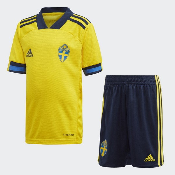 Camiseta Suecia 1ª Niño 2020 Amarillo
